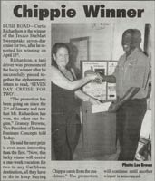 Xtreme Chippie Challenge Sweepstake winner
